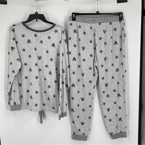 Disney Women’s Long Sleeve Pajama Set size XL Gray - Picture 4 of 4